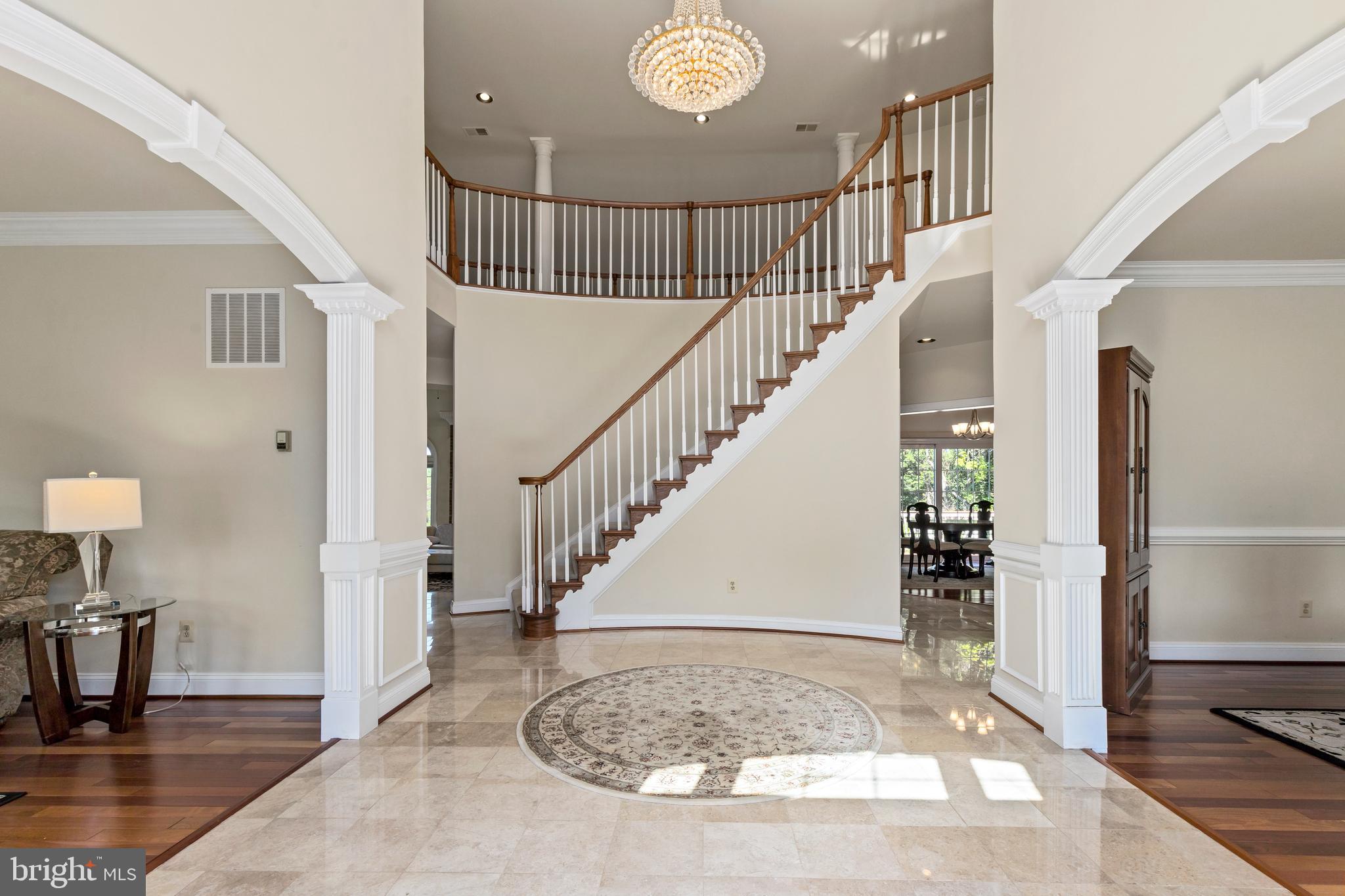 9733 Middleton Ridge Road Vienna, VA 22182 - Photo 2 of 54 Grand Foyer w/ Chandlier