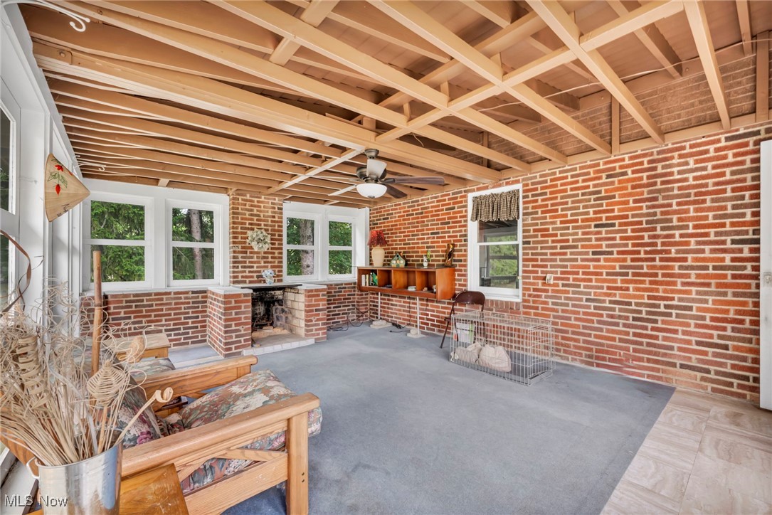 455 East Sprague Road Independence, OH 44131 - Photo 24 of 39 View of patio with ceiling fan