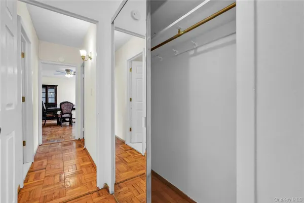 a very nice looking room with a big mirror