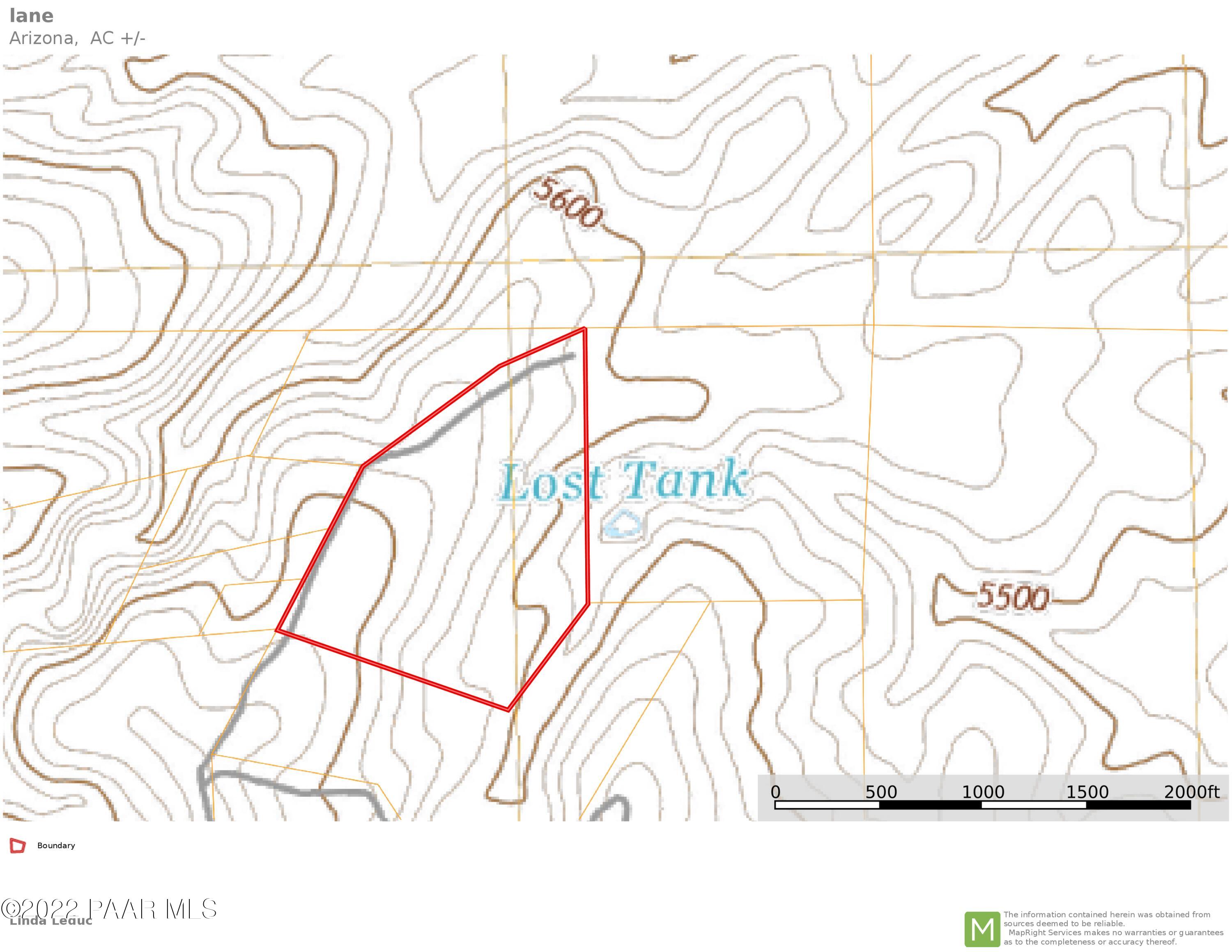 Lot 1409 Bad Dog Road Seligman, AZ 86337 - Photo 5 of 14 Bad Dog topo