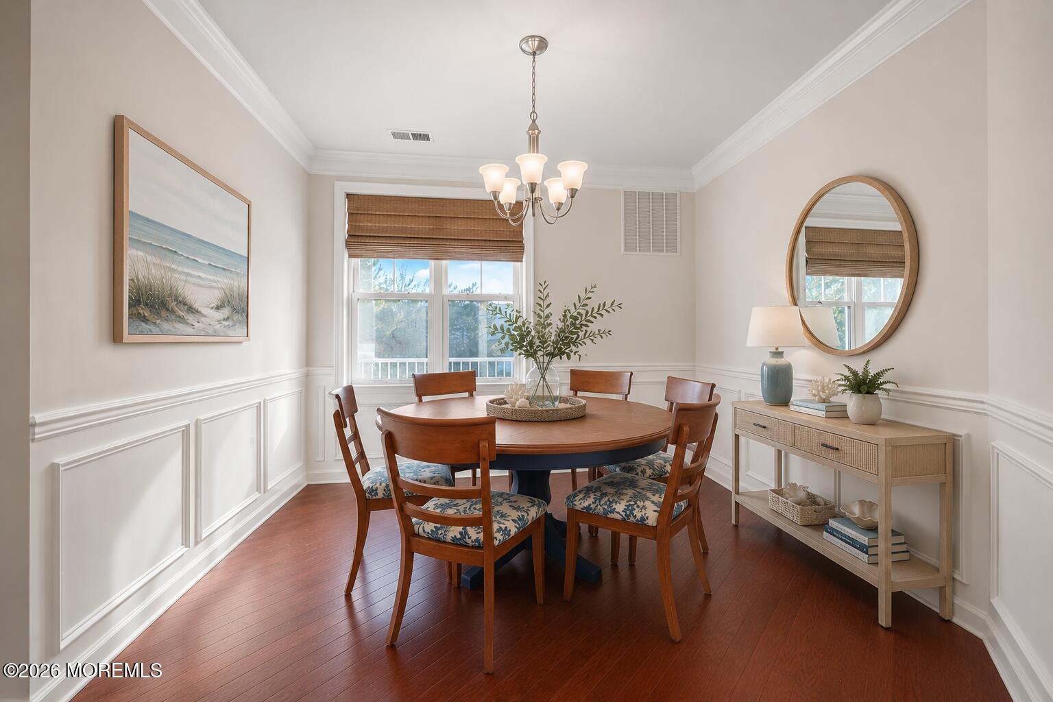 2201 River Road, Unit 4207 Point Pleasant, NJ 08742 - Photo 8 of 34 a view of a dining room with furniture window and wooden floor