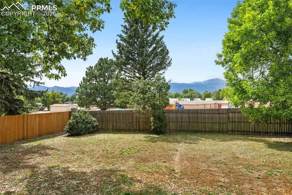 a backyard of a house