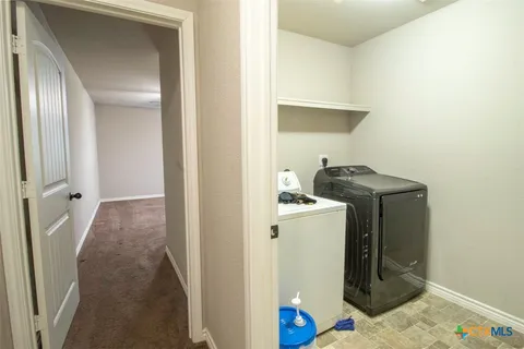 a view of storage and utility