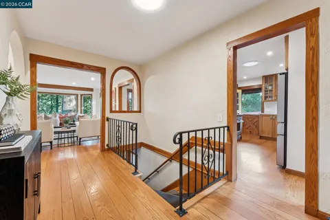 a view of livingroom with furniture and hardwood floor
