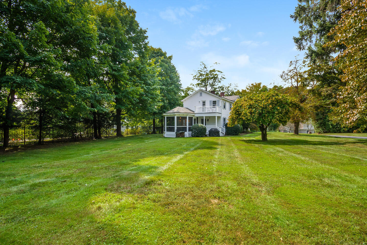 44 Brookside Road Darien, CT 06820 - Photo 31 of 36 a view of a house with a big yard