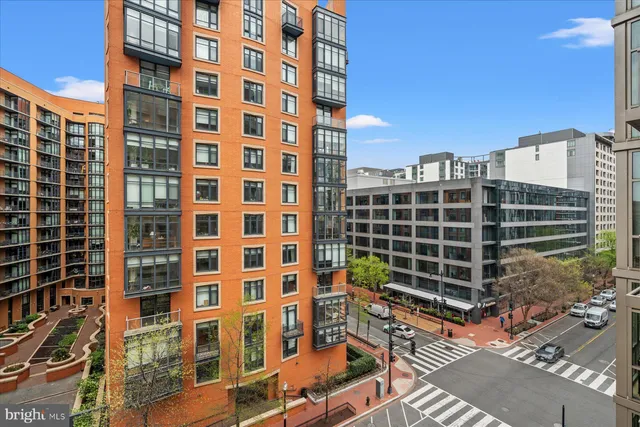 a front view of a building