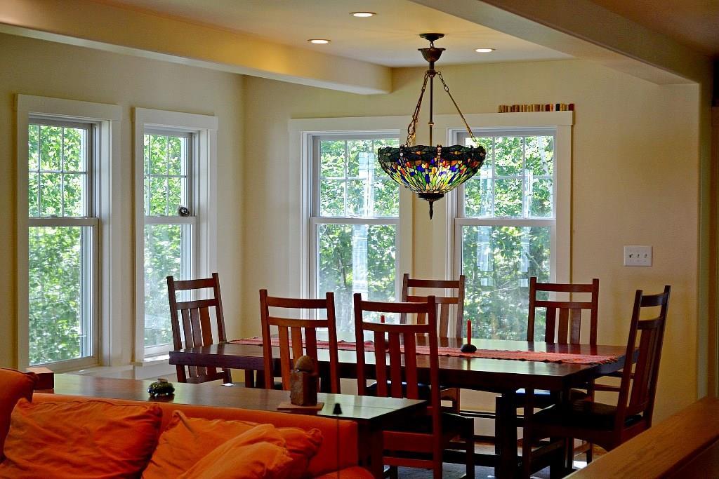 914 Main Road Westport Island, ME 04578 - Photo 2 of 35 Dining room open to the kitchen and...