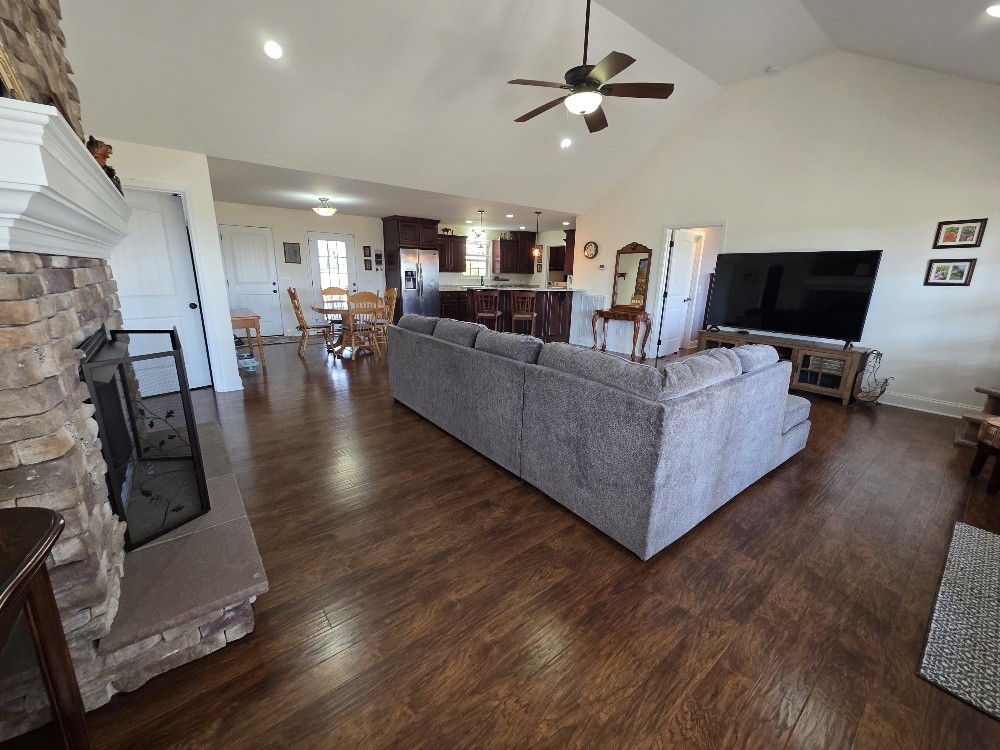 100 Ladybug Lane Bethpage, TN 37022 - Photo 16 of 56 a living room with furniture and a flat screen tv