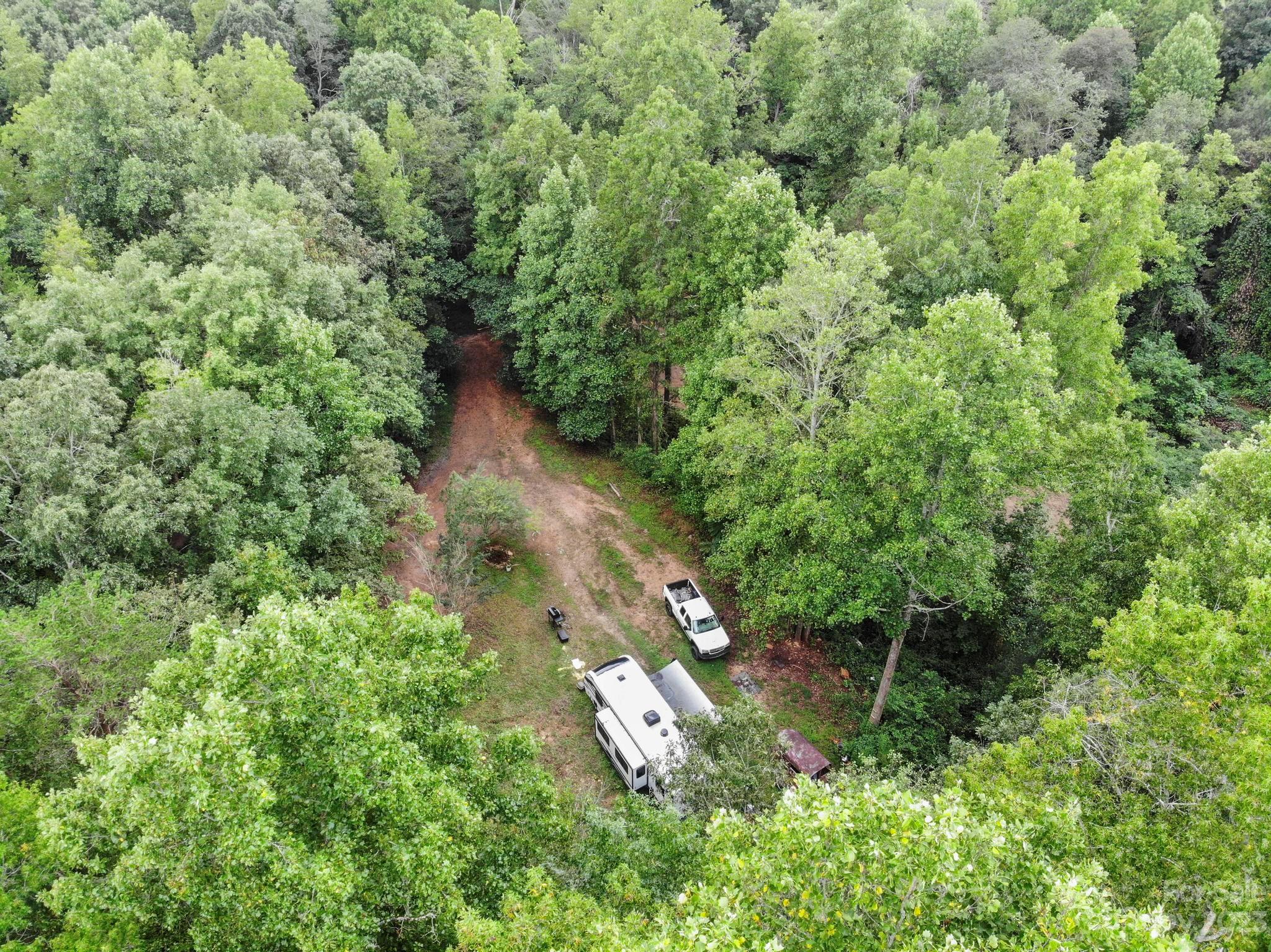 601 St Paul Church Road Casar, NC 28020 - Photo 3 of 33 an aerial view of residential house with outdoor space and trees all around