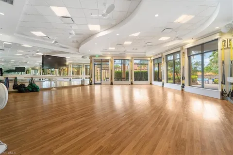 a view of a room with storage