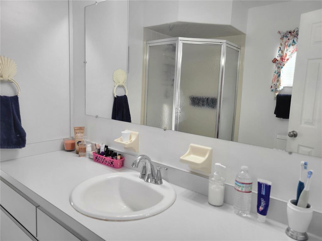 10967 Southwest 65th Avenue Ocala, FL 34476 - Photo 10 of 16 a bathroom with a sink and a mirror