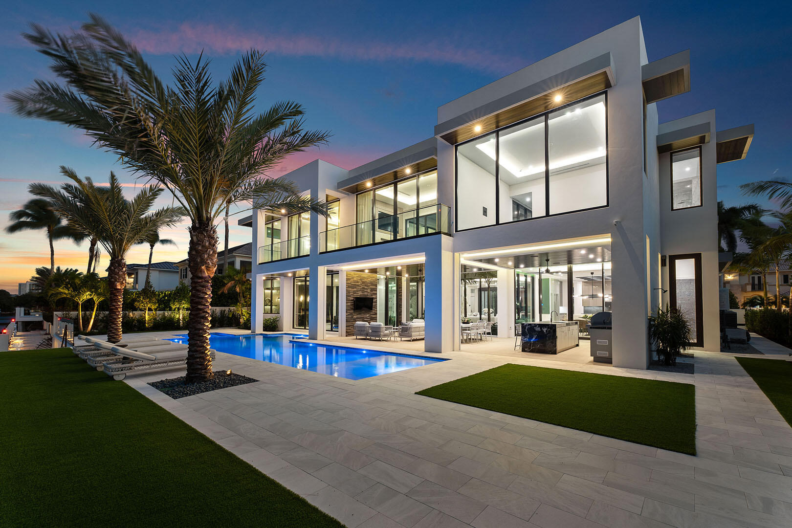 169 Coconut Palm Road Boca Raton, FL 33432 - Photo 66 of 83 169_Coconut_Palm_Road_Dusk_14