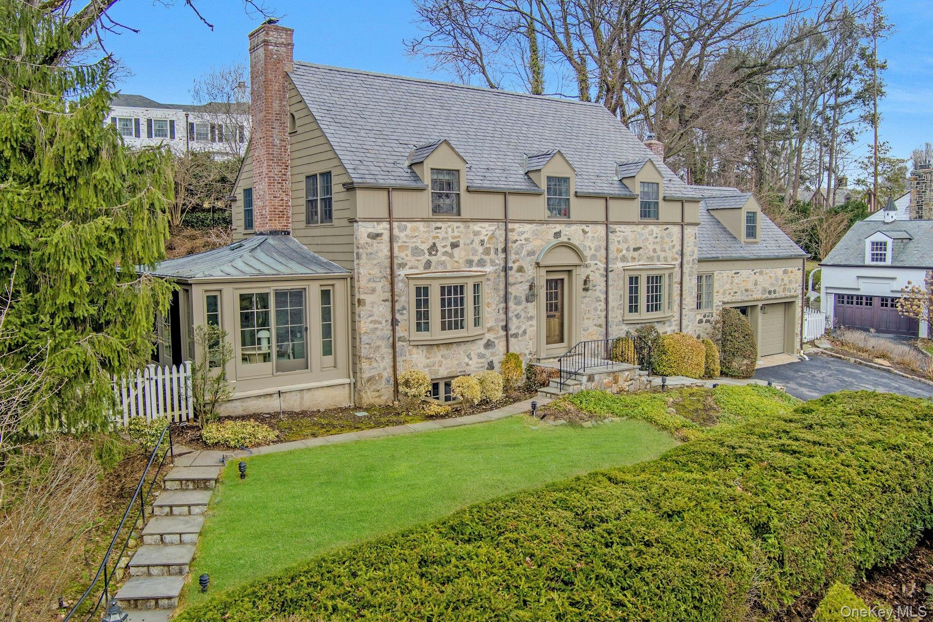 21 Tisdale Road Scarsdale, NY 10583 - Photo 29 of 40 Another view of this classic stone Colonial in the heart of Crane Berkley.
