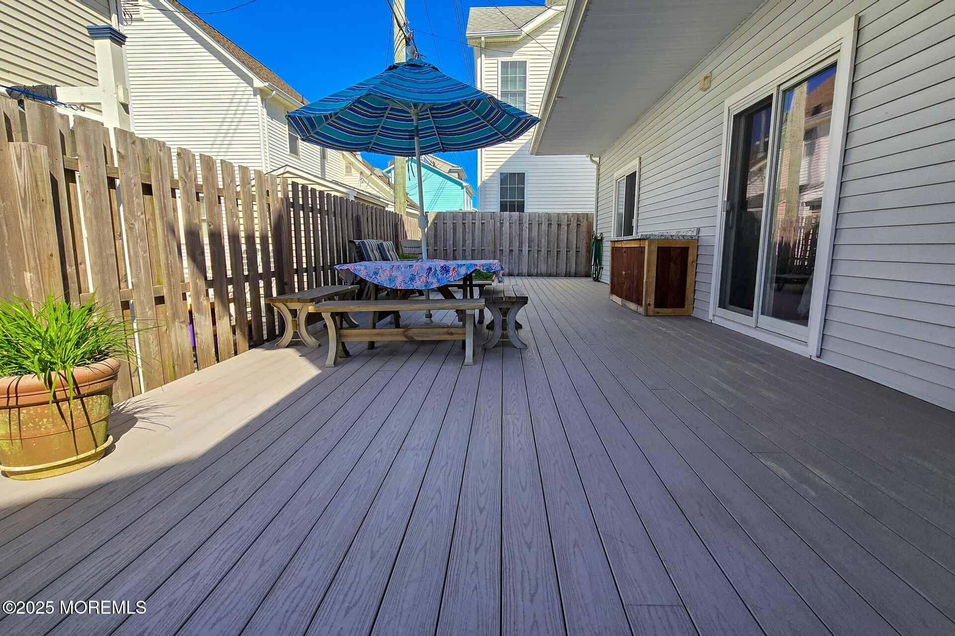 34 South Surf Road Lavallette, NJ 08735 - Photo 9 of 63 a view of outdoor space with seating space