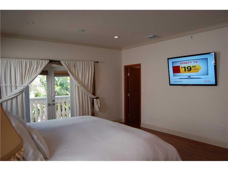 735 Southwest 22nd Road Miami, FL 33129 - Photo 9 of 14 a bedroom with a bed and a painting on the wall