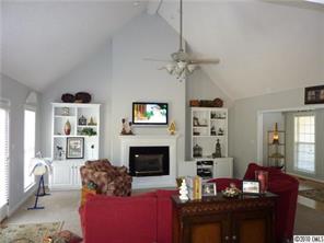 296 East Rebound Road Lancaster, SC 29720 - Photo 3 of 10 a living room with furniture a flat screen tv and a fireplace