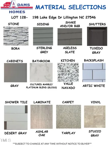 $447,400 | 198 Lake Edge Drive, Lillington, NC 27546