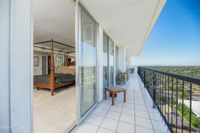 a view of a garden with a fountain