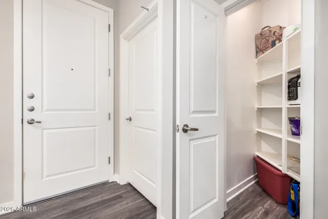 a view of walk in closet