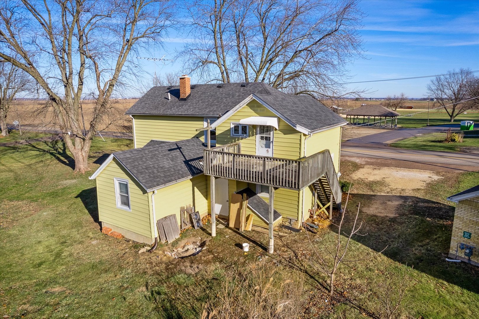 2-s086 2-s086 Harter Road Elburn, IL 60119 - Photo 28 of 34 a aerial view of a house with swimming pool