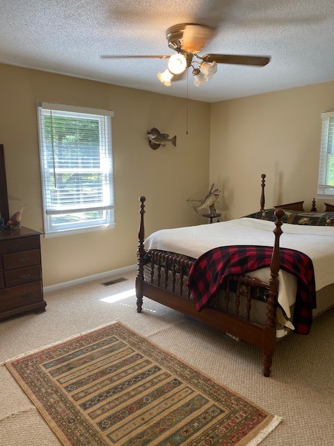 546 Rutledge Ford Road Decherd, TN 37324 - Photo 24 of 26 a bedroom with a bed and a chandelier