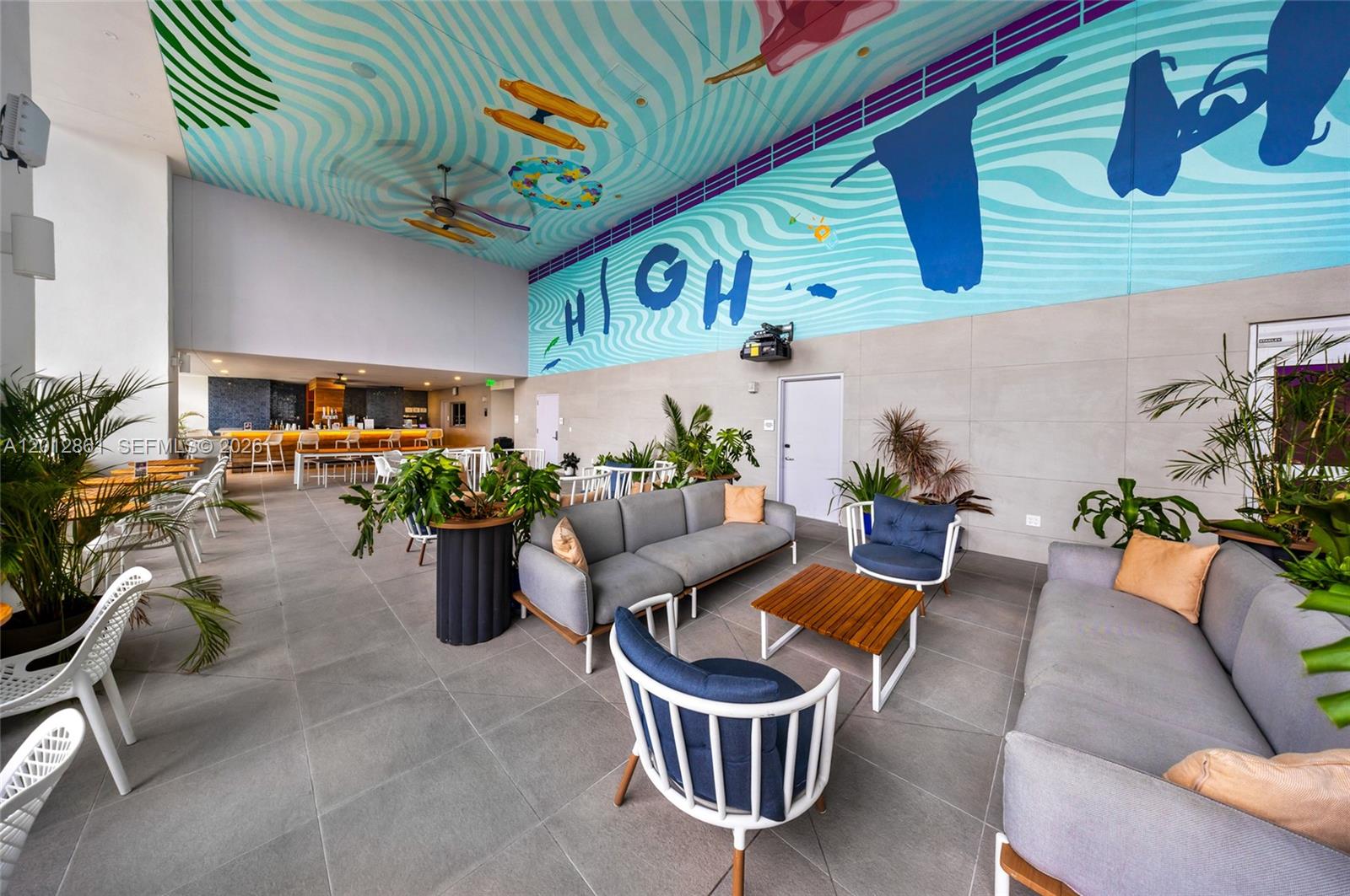 227 Northeast 2nd Street, Unit 1909 Miami, FL 33132 - Photo 12 of 18 outdoor space with patio furniture and potted plants