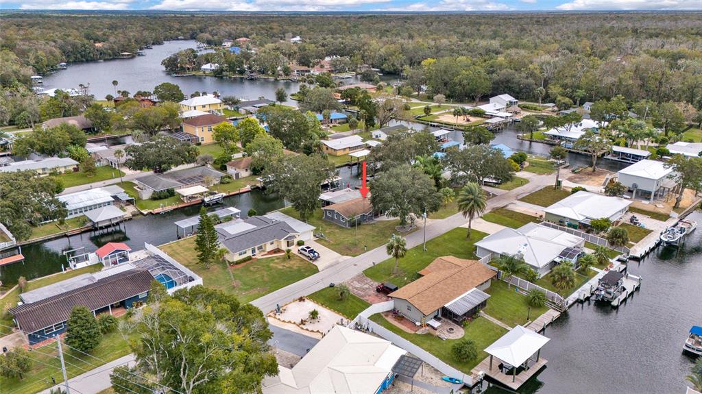4121 South Roosevelt Point Homosassa, FL 34448 - Photo 46 of 47 an aerial view of residential houses with outdoor space