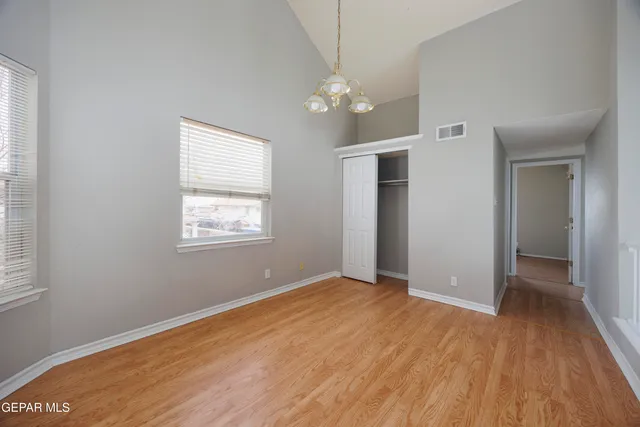 a view of livingroom with hardwood floor and window
