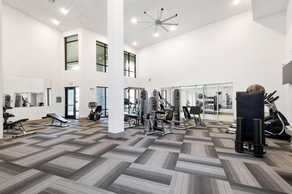 2700 Old Denton Road, Unit 3370 Carrollton, TX 75007 - Photo 30 of 35 a view of a room with gym equipment
