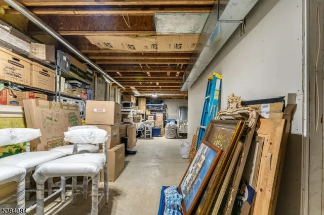 a view of storage and utility room