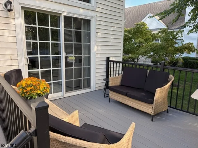 a outdoor living with furniture