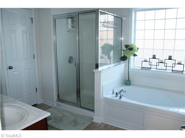 2329 Scouting Court High Point, NC 27265 - Photo 14 of 16 Master Bath/Spa. Double Vanity, Separate Shower, Garden Tub & Separate Toilet Room