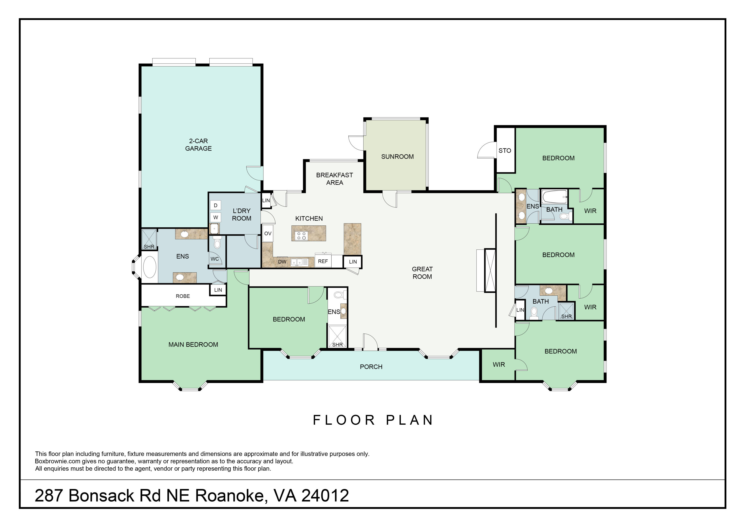 4287 Bonsack Road Northeast Roanoke, VA 24012 - Photo 38 of 38 bonsack road floor plan