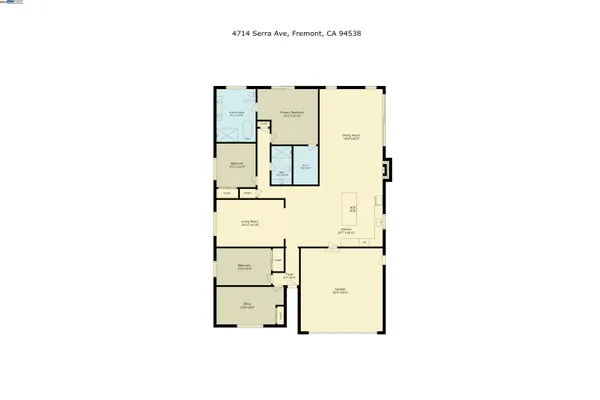 a picture of a floor plan