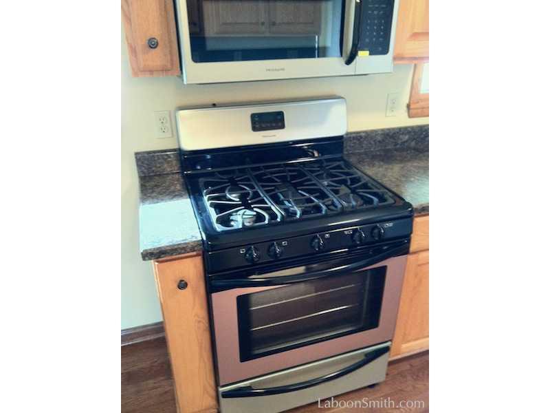 70 Barbara Road Latrobe, PA 15650 - Photo 3 of 25 Kitchen. Gas stove with microwave.