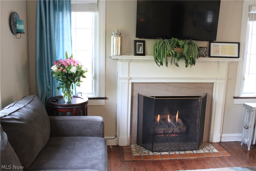 3333 Avalon Road Cleveland, OH 44120 - Photo 9 of 31 Cozy gas fireplace in living room.