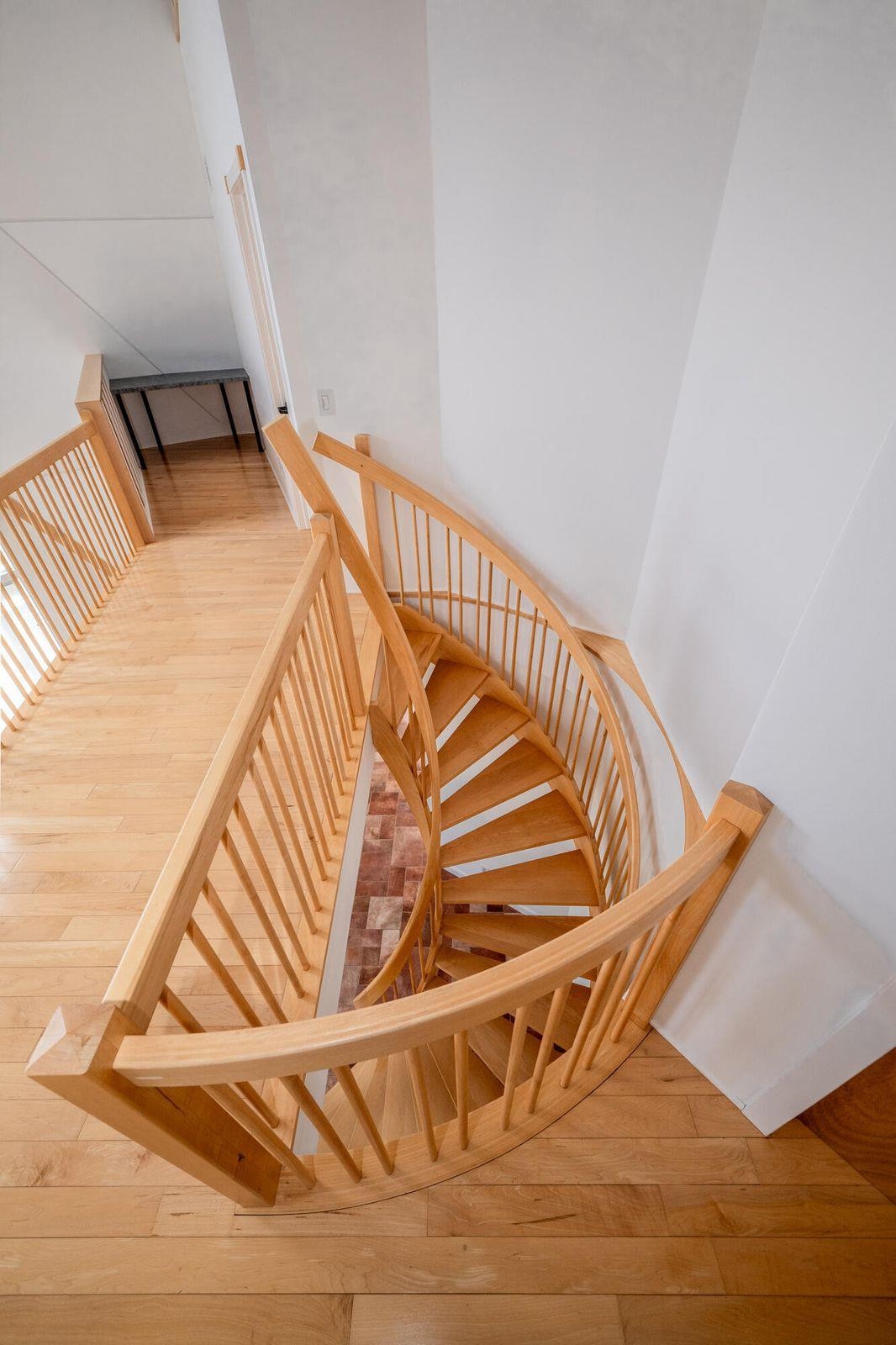 4745 Plank Road Natural Bridge, VA 24578 - Photo 42 of 75 Unique, artistic, custom-built spiral staircase to the 2nd floor.
