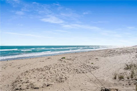 a view of an ocean beach