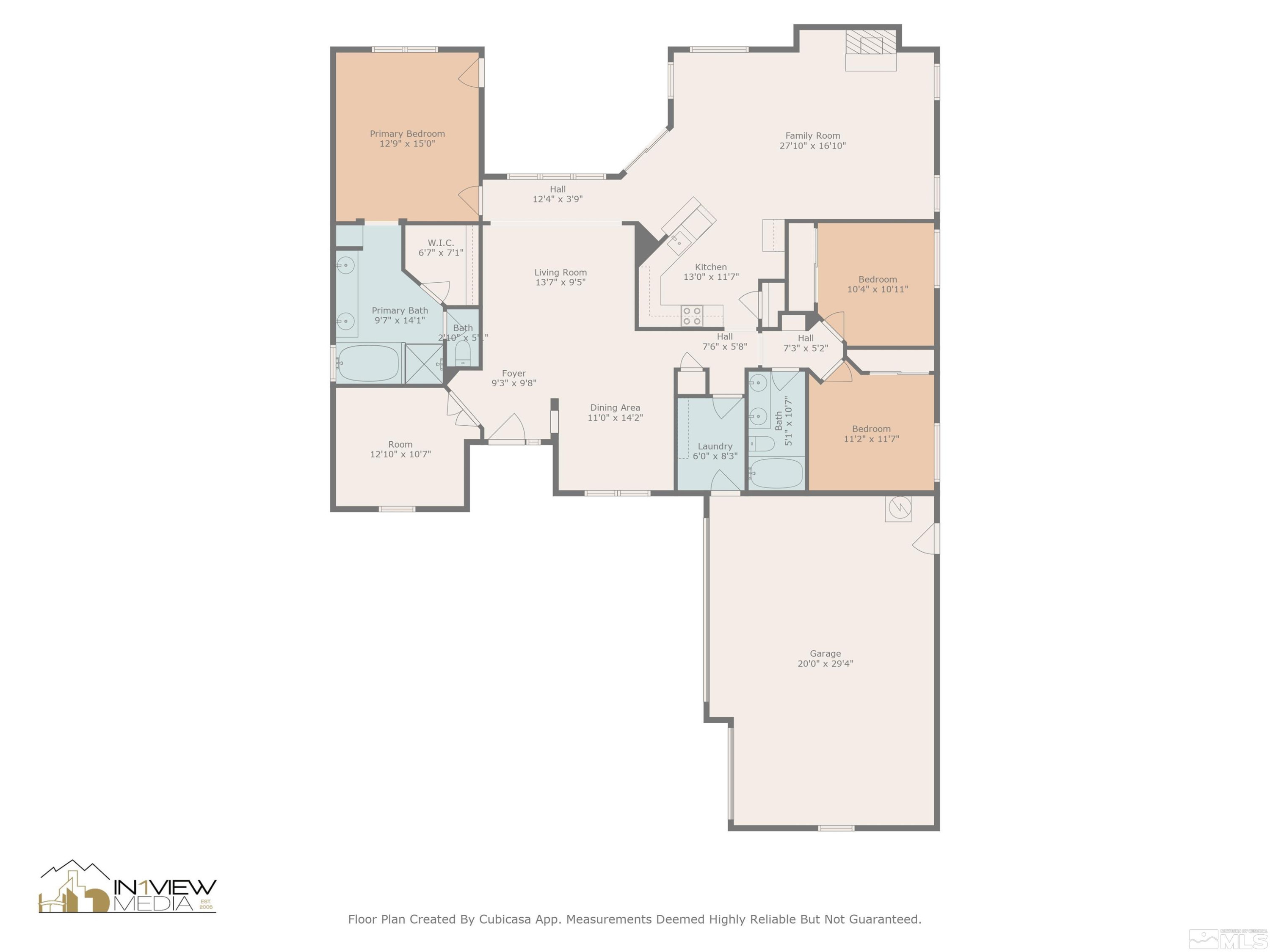 10452 Copper Wood Court Reno, NV 89521 - Photo 2 of 30 a picture of a floor plan