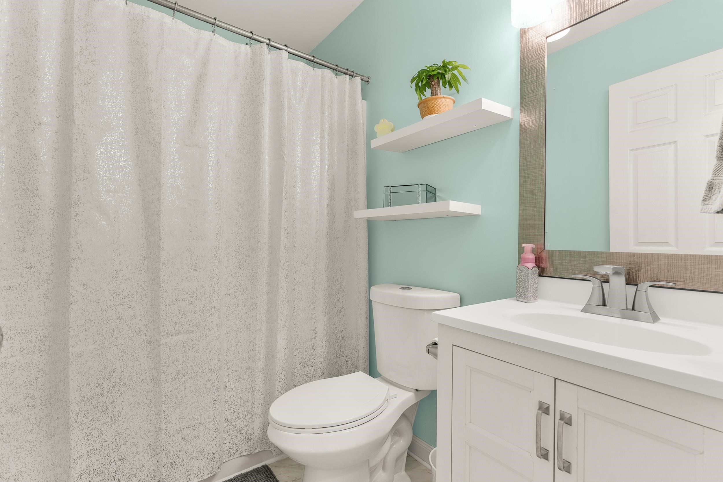 96 Lofty Circle Stuarts Draft, VA 24477 - Photo 31 of 69 a bathroom with a sink a toilet and a mirror