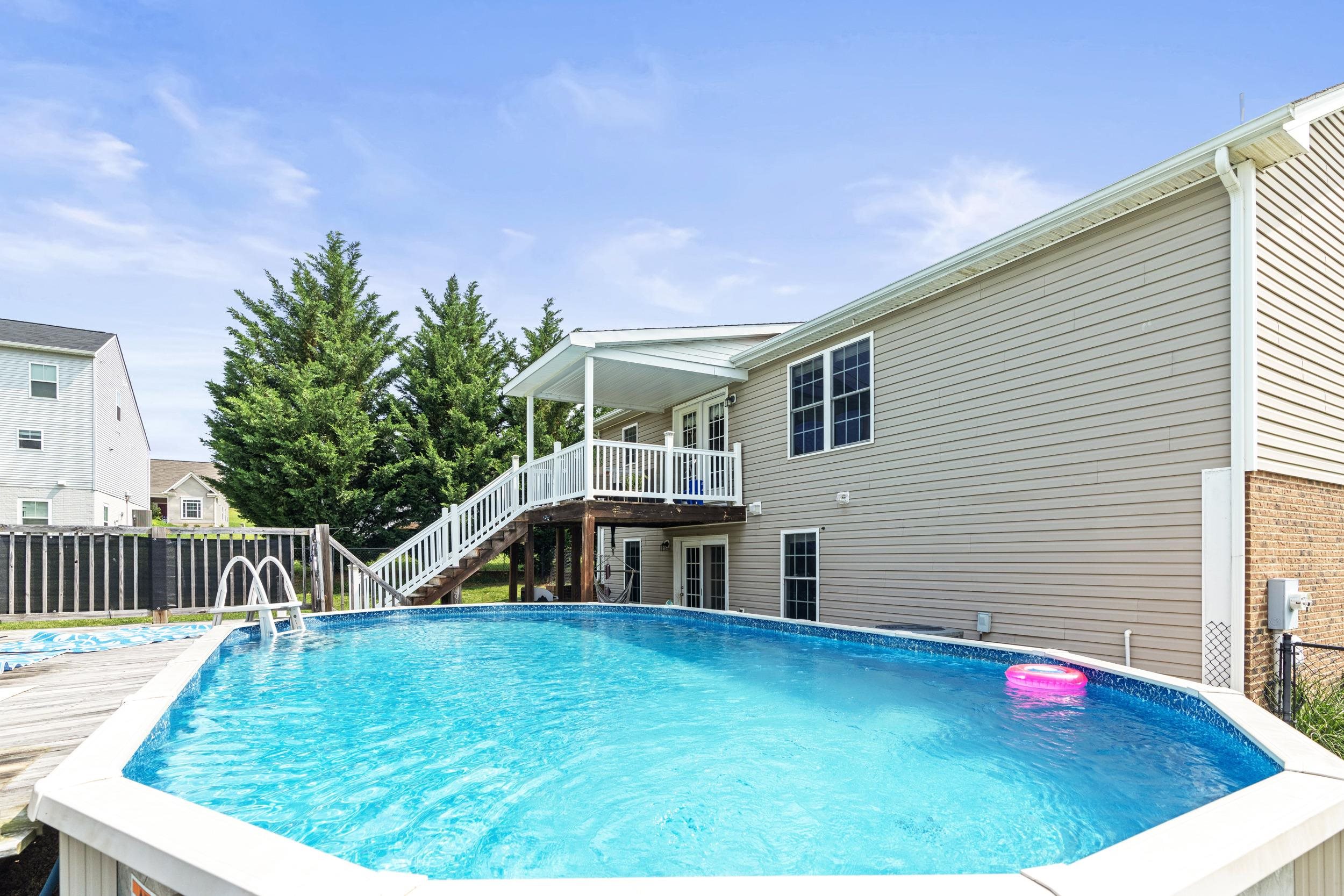 96 Lofty Circle Stuarts Draft, VA 24477 - Photo 41 of 69 a view of house with swimming pool outdoor seating