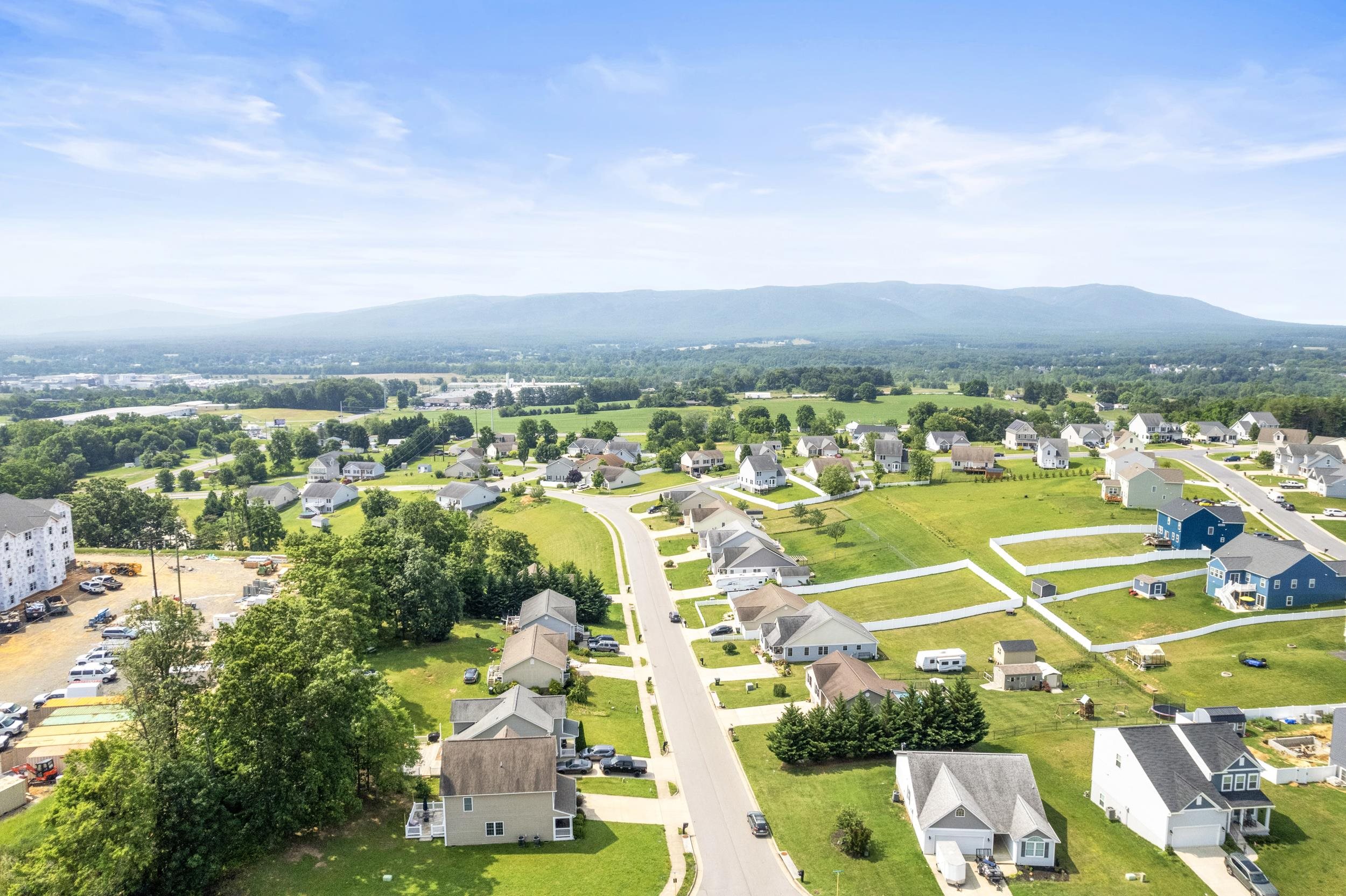 96 Lofty Circle Stuarts Draft, VA 24477 - Photo 65 of 69 an aerial view of tennis court