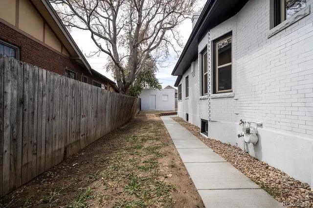 a view of a house with a pathway