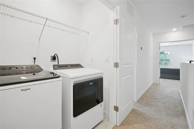 a view of utility room and utility room