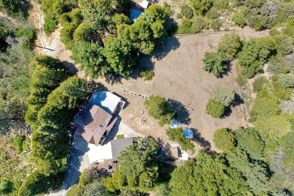 22223 Crestline Road Palomar Mountain, CA 92060 - Photo 87 of 90 an aerial view of a house with a yard