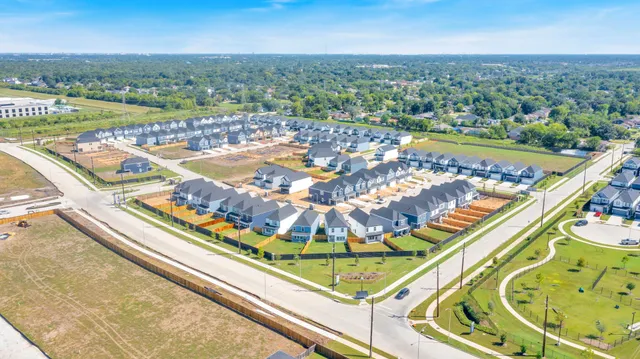 a bird view of a house