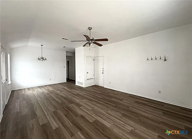 wooden floor in an empty room