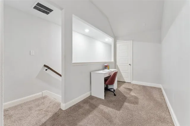 a view of room with windows