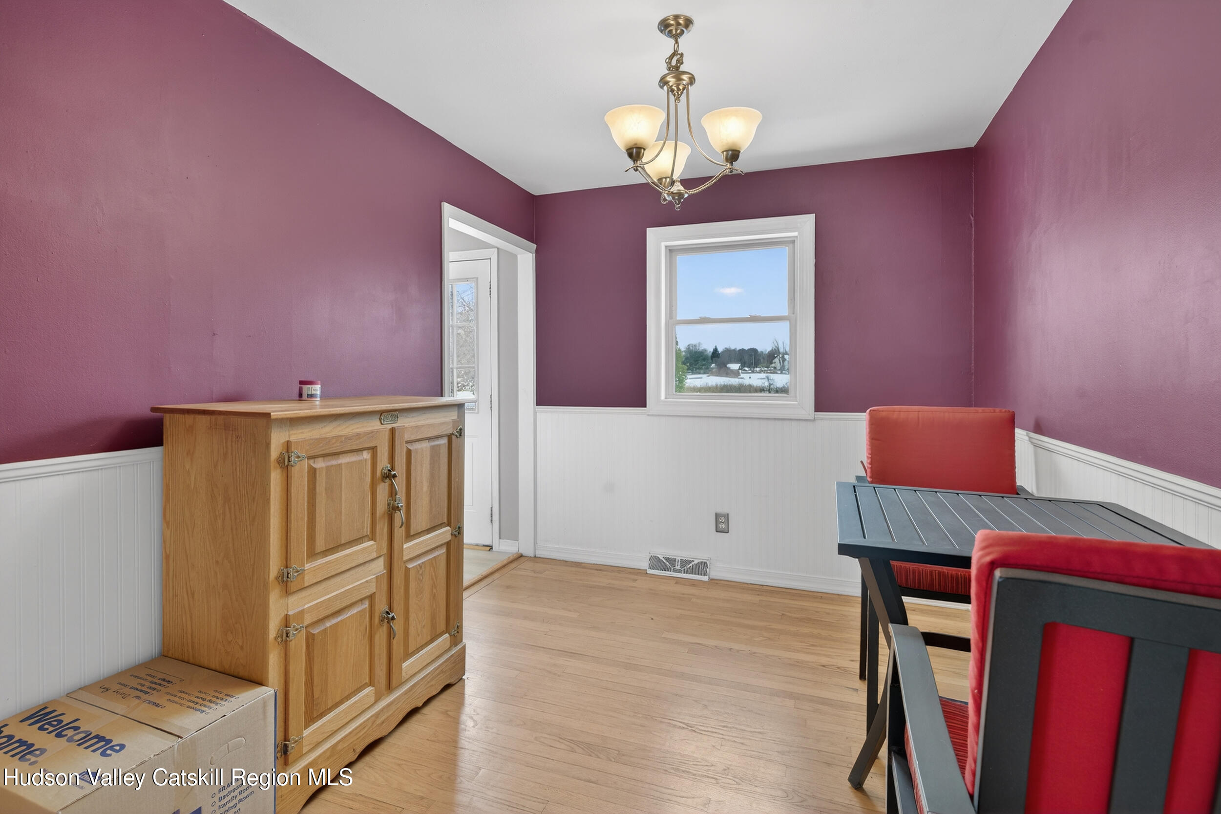 67 Picnic Woods Road Clintondale, NY 12515 - Photo 11 of 23 a view of a livingroom with a chandelier