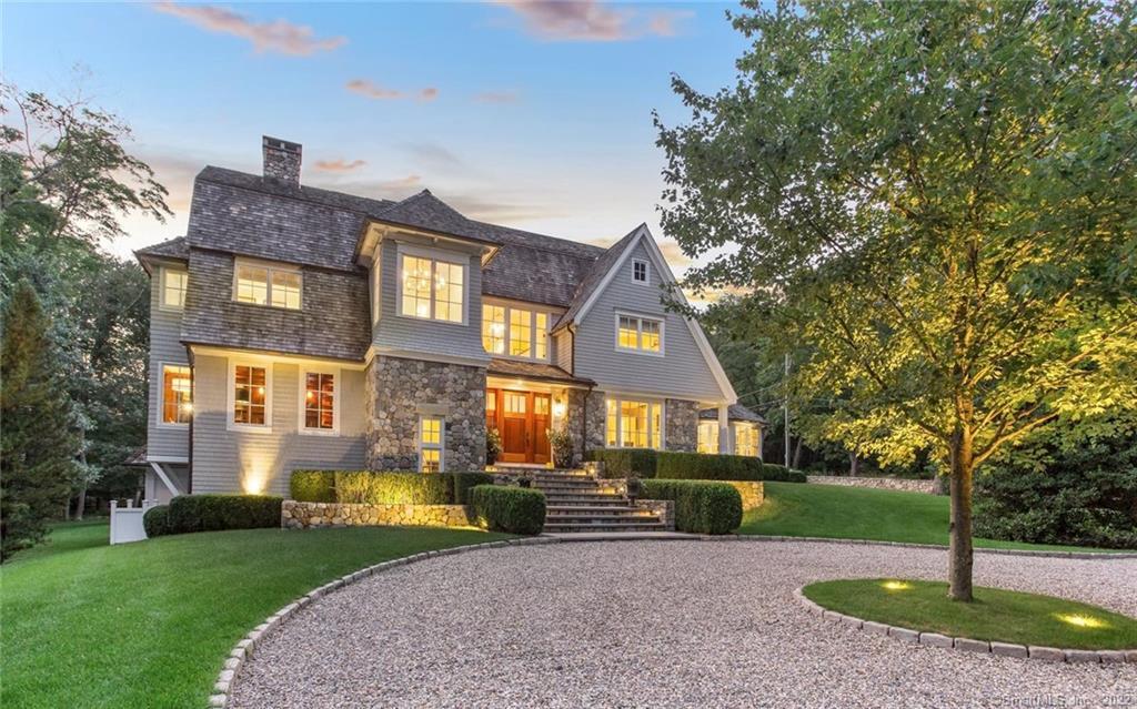 26 Stony Brook Road Westport, CT 06880 - Photo 1 of 1 a front view of a house with garden